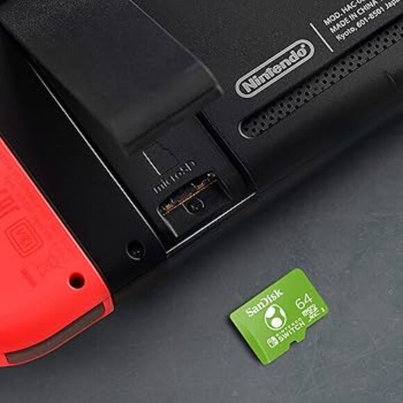 Nintendo Switch 64gb Sandisk Micro Card SD + Adapter Bundle - Picture 4 of 8